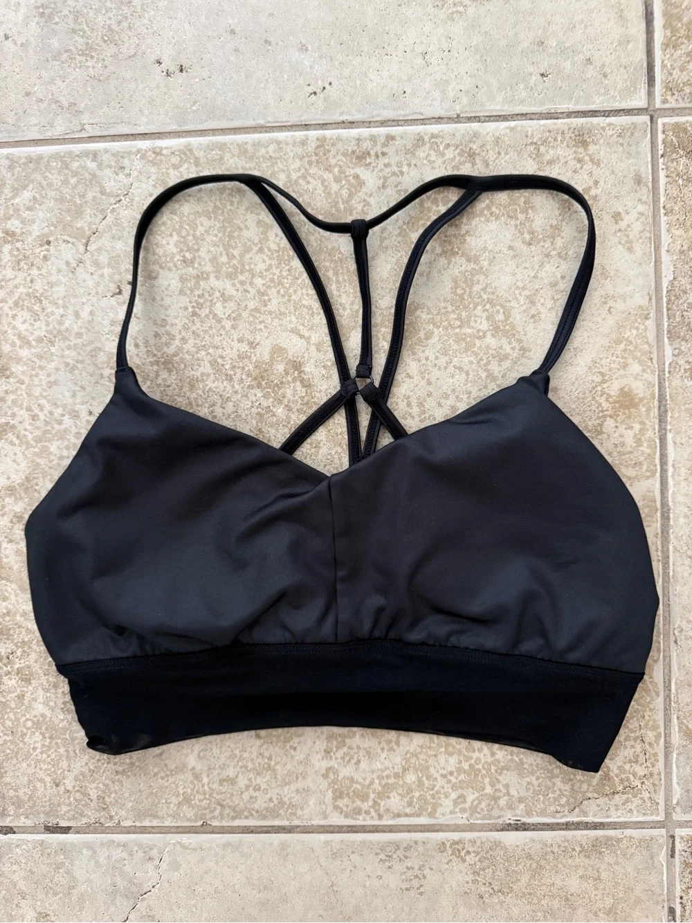 ALO Yoga Lavish Bra Black Size Large